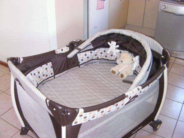 GRACO PACK N PLAY BABY CAMP COT USED FOR ABOUT 6 MONTHS EXTRAS