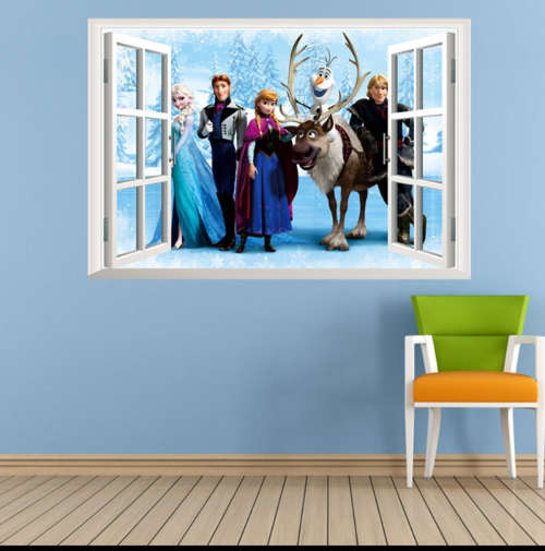 Disney Frozen Elsa and Friends Wall Mural