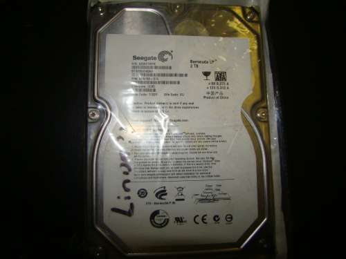 Seagate 2 TB desktop harddrive