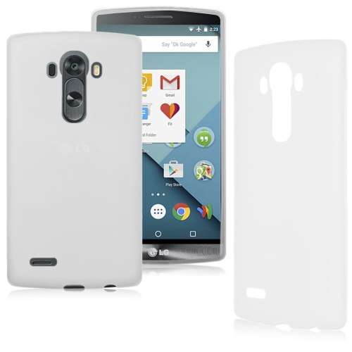 SALE!! White Matte Frost Protective TPU Gel Cover Case for LG G4