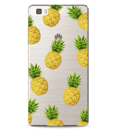 Scattered Pineapple Design TPU Protective Cover Case for Huawei P8 Lite