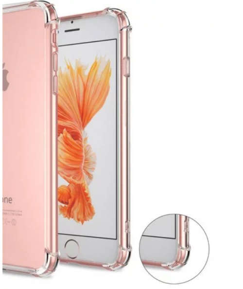 Shockproof TPU Cover Case for iPhone 7 and 8 - Clear / Transparent