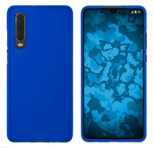 Blue Frosted Cover Case for Samsung Galaxy A50