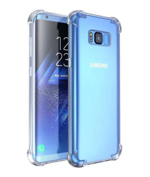 Samsung Galaxy S8 PLUS Clear Shockproof Protective Gel Cover Case