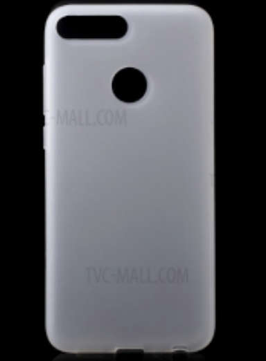 Huawei P Smart 2018 White Frost Protective Gel Cover Case