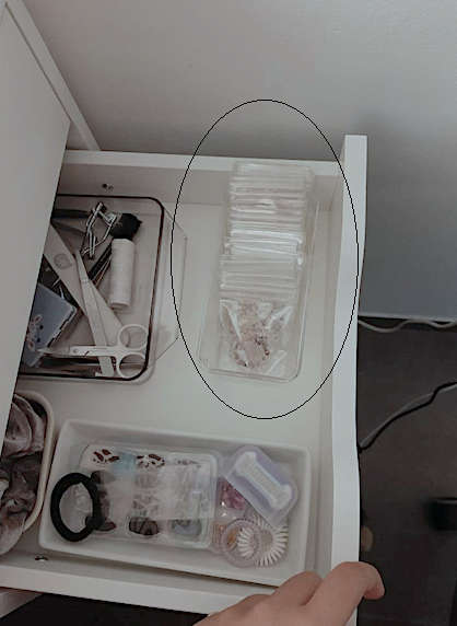 Clear Jewellery Box organizer  with 20 x Anti-oxidation Jewellery Storage Organizer