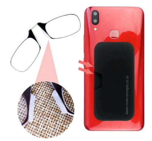 Ultra Thin Armless Clip On Nose Reading Glasses for Men and Women with Stick On Casing