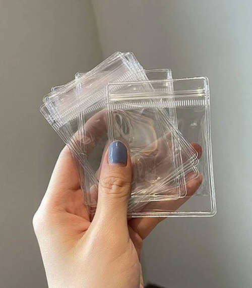 8cm x 6cm. 10 x Anti Oxidation High Quality Jewellery Pouches to Organise & Protect Precious Items