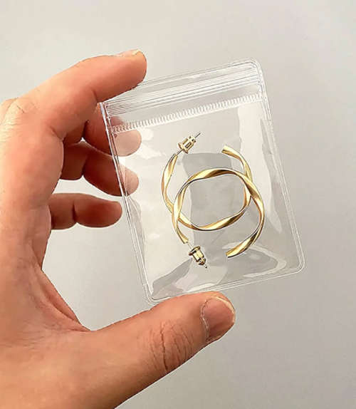 8cm x 6cm. 10 x Anti Oxidation High Quality Jewellery Pouches to Organise & Protect Precious Items