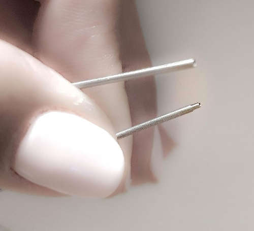 Black Stretchies - Guitar String Coil Bracelets - Set of 10