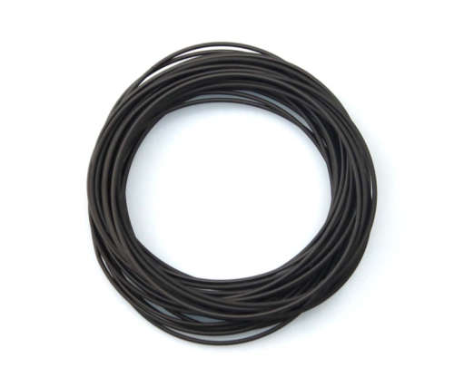 Black Stretchies - Guitar String Coil Bracelets - Set of 10