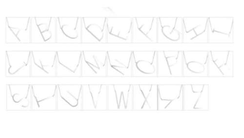 Large `P` Sideways Initial Silver Colour Stainless Steel Necklace