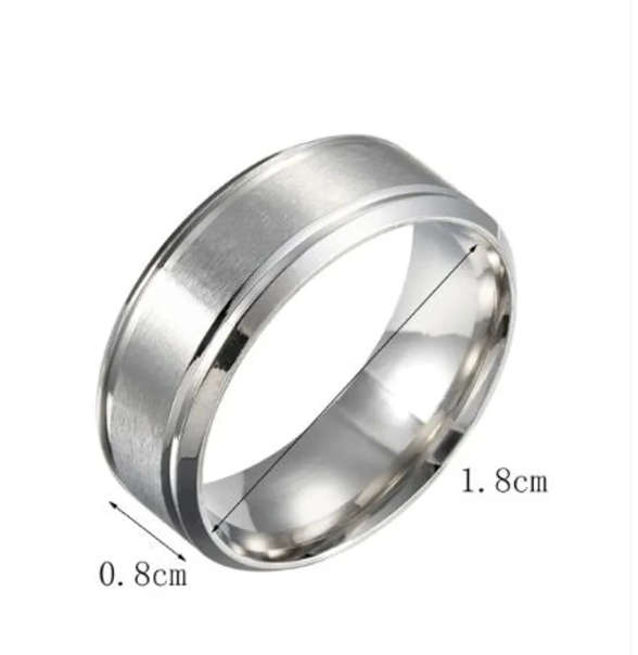 Men`s Stainless Steel Silver Colour Ring (Large Size) Kindly see sizing image attached. Size 13