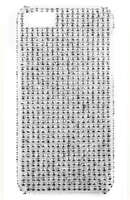 Silver Diamante Bling Cover Case for iPhone 5 including Screen Guard