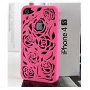 Pink Rose Design Case for iPhone 4 / 4s
