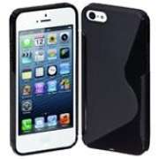 Black Streamline Cover Case for iPhone 5 + 2 Screen Guards