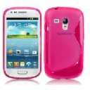 Pink Streamline Case for Samsung S3 Mini i8190 + Screen Guard