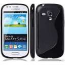 Black Streamline Case for Samsung S3 Mini i8190 + Screen Guard