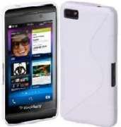 White Streamline Case for BlackBerry Z10 + Screen Guard