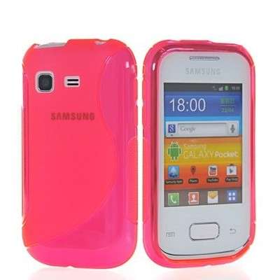 Pink Streamline Samsung Galaxy Pocket S5300 Case