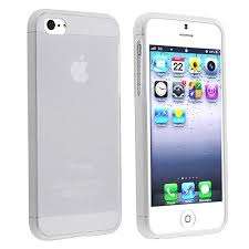 White Frosted TPU Case for iPhone 5 and 5S