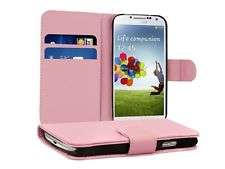 Pink Flip Wallet Case Cover for Samsung Galaxy S4 IV i9500