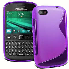 Purple Streamline Cover Case for BlackBerry 9720