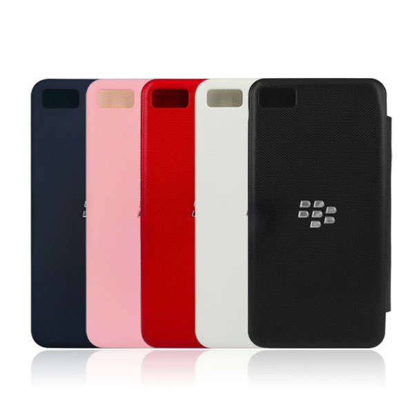 BlackBerry Z10 Flip Case - Black Colour Only