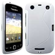 White Streamline Cover Case for BlackBerry 9380
