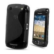 Black Streamline Cover Case for BlackBerry 9380