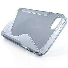 Grey S Line TPU Cover Case for iPhone 5 /5S