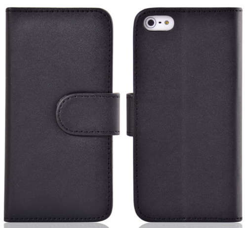 iPhone 5/5s Black Flip Cover Case