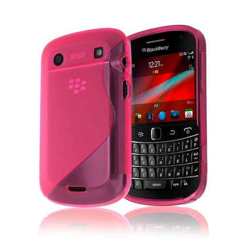 Lumo Pink Streamline Gel Case for BlackBerry Bold 9900 + Screen Protector
