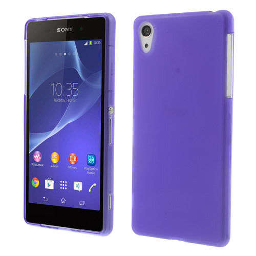 Purple Sony Xperia Z2 TPU Matte Cover Case