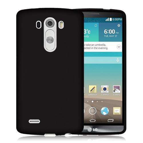 Black Frosted TPU Cover Case for the LG G4