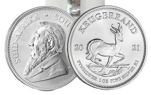 Silver Krugerrand - 1oz fine silver