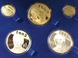 2007 PROTEA PROOF SET - NOBEL PEACE WINNERS - MANDELA & DE KLERK