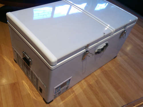 80 liter stainless steel 12V Camping Fridge Freezer