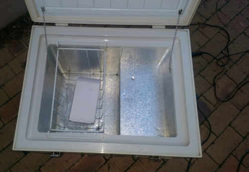 45 liter stainless steel 12V Camping Fridge Freezer