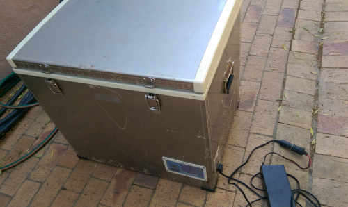60 liter stainless steel 12V Camping Fridge Freezer