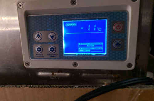 60 liter stainless steel 12V Camping Fridge Freezer