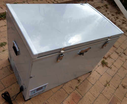 95 liter stainless steel 12V Camping Fridge Freezer