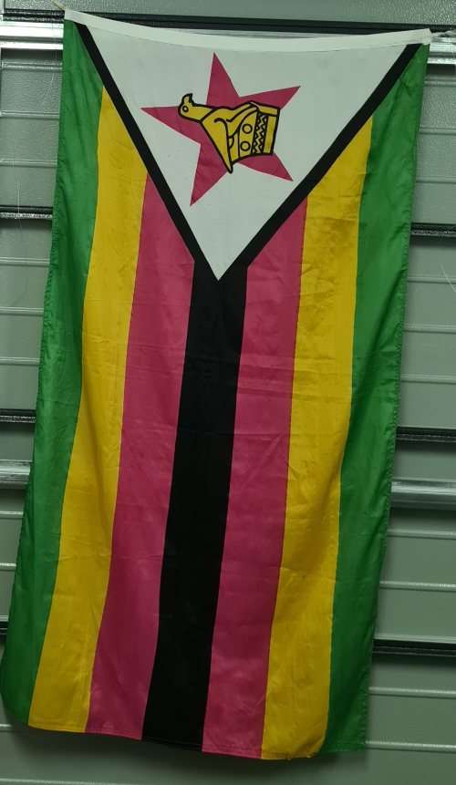 Zimbabwean flag made of polyester