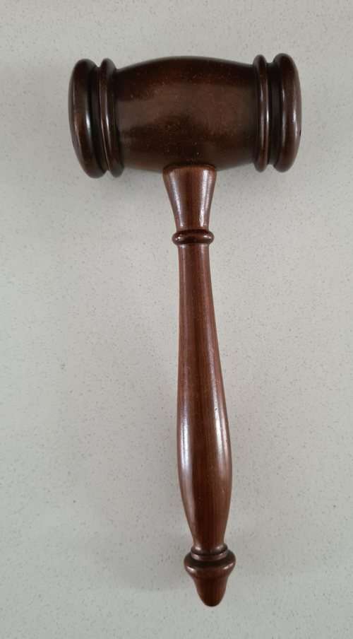 Gavel, wooden