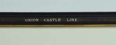 Official Union Castle photographic print in official frame, provenance: the Mount Nelson.