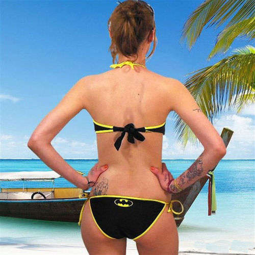 Batman Bikini Top and Bottom Medium/Large
