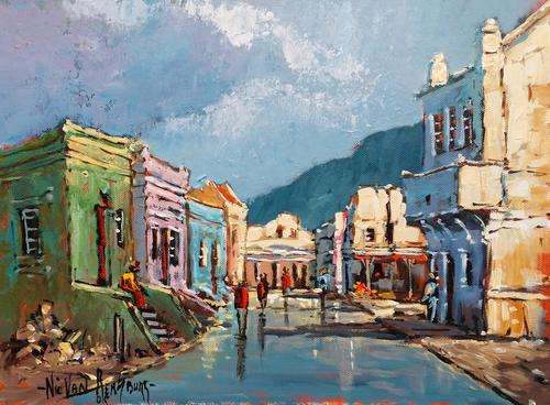 Original Painting by NIC VAN RENSBURG - Distrik Ses -  400 x 300