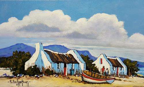Original Painting by NIC VAN RENSBURG - Arniston 12 - 500 x 300