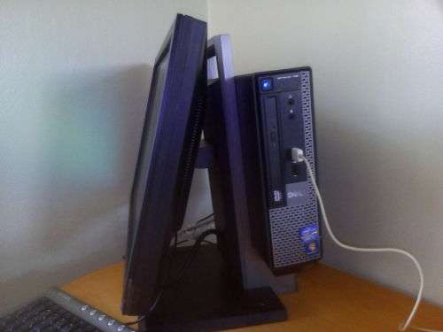 Stylish dell optiplex 780 Ultra thin pc with LCD