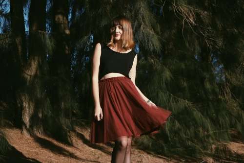 Maroon red mesh skirt / high waisted skirt / elastic belt / high waist maxi / circle skirt
